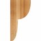 Ekena Millwork Crestline Rough Sawn Corbel, Western Red Cedar, 4"W x 8"D x 16"H COR04X08X16CRE00RWR - alternate 4